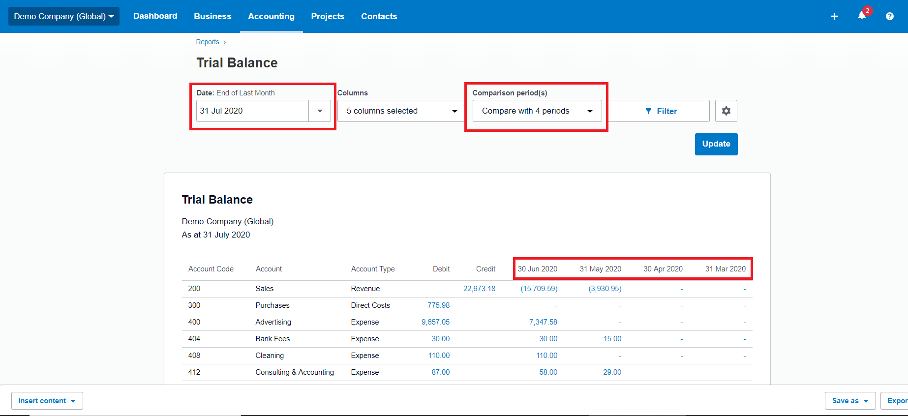 trial-balance-comparative-report-xero-central