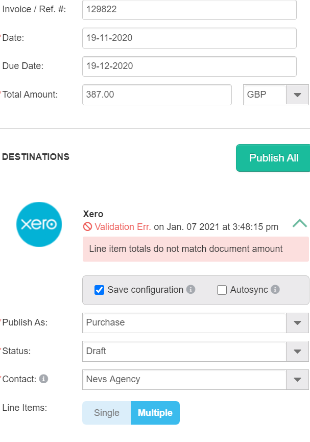 Adjustments To Vat Total Via Hubdoc Xero Central 4832