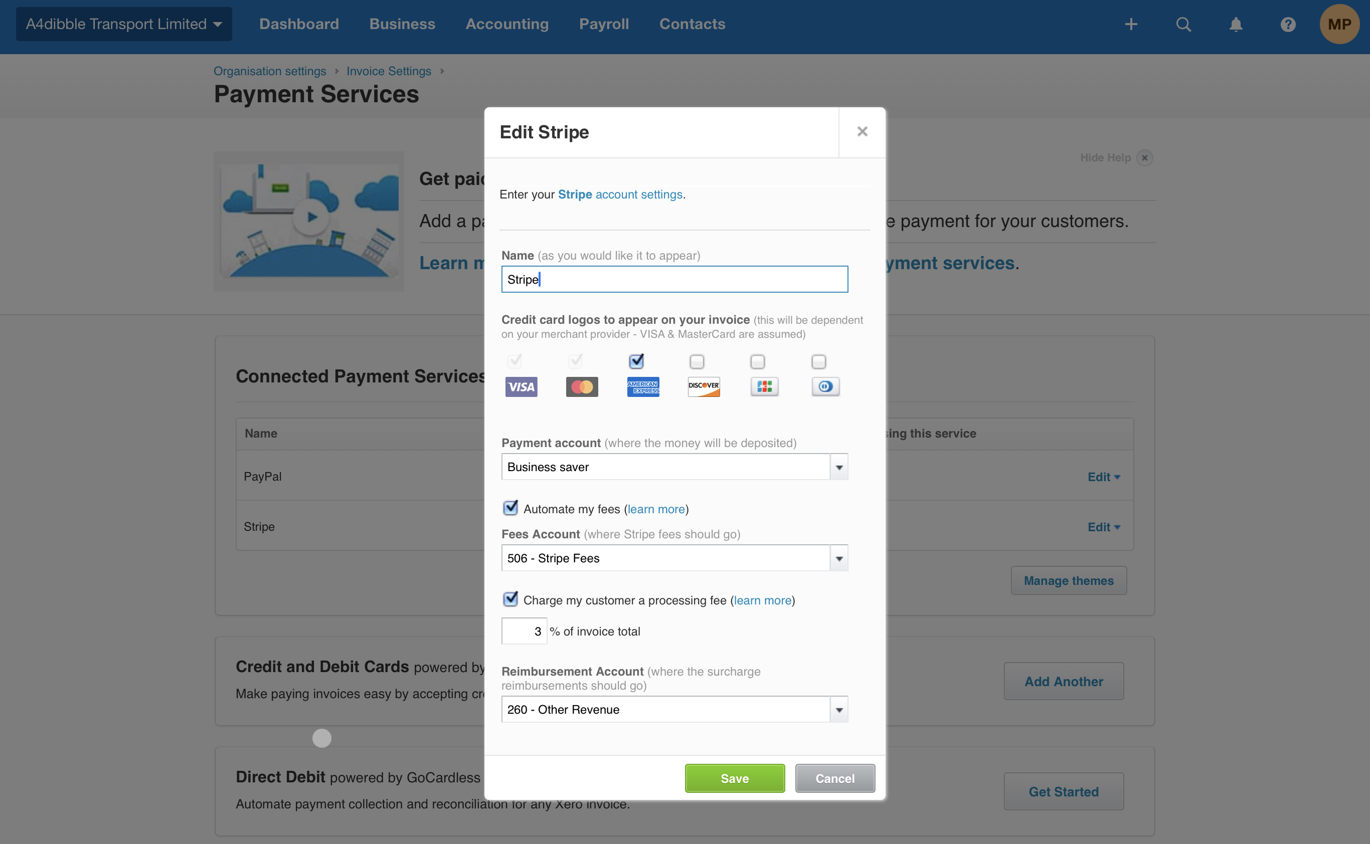 How To Add Credit Card Fee To Invoice In Quickbooks Online