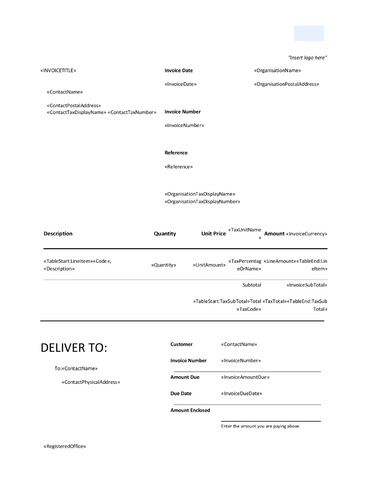 Delivery Note Template from central.xero.com